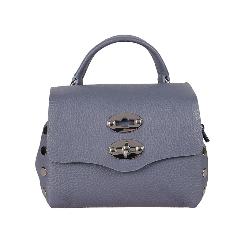 Zanellato Schultertasche Leather Bag Postina Daily Night Baby Shoulder Bag Purple