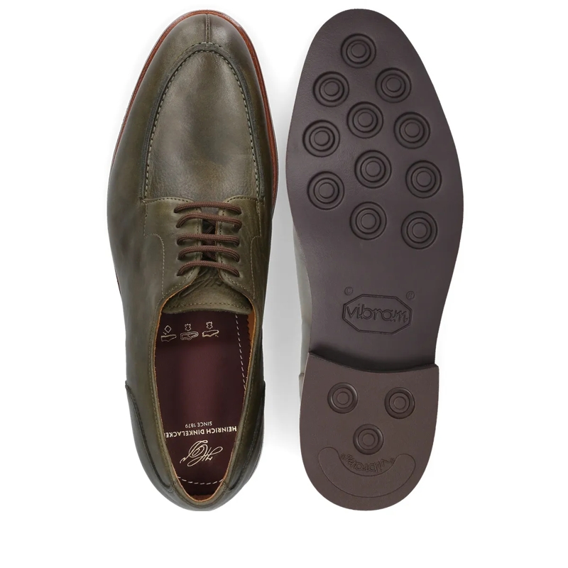 Heinrich Dinkelacker Schnürschuhe Schnürer Genf Norweger N dunkel-grün(Image 4)