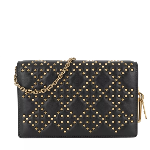 Christian Dior Jadior Wallet On Chain Black Crossbody Bag