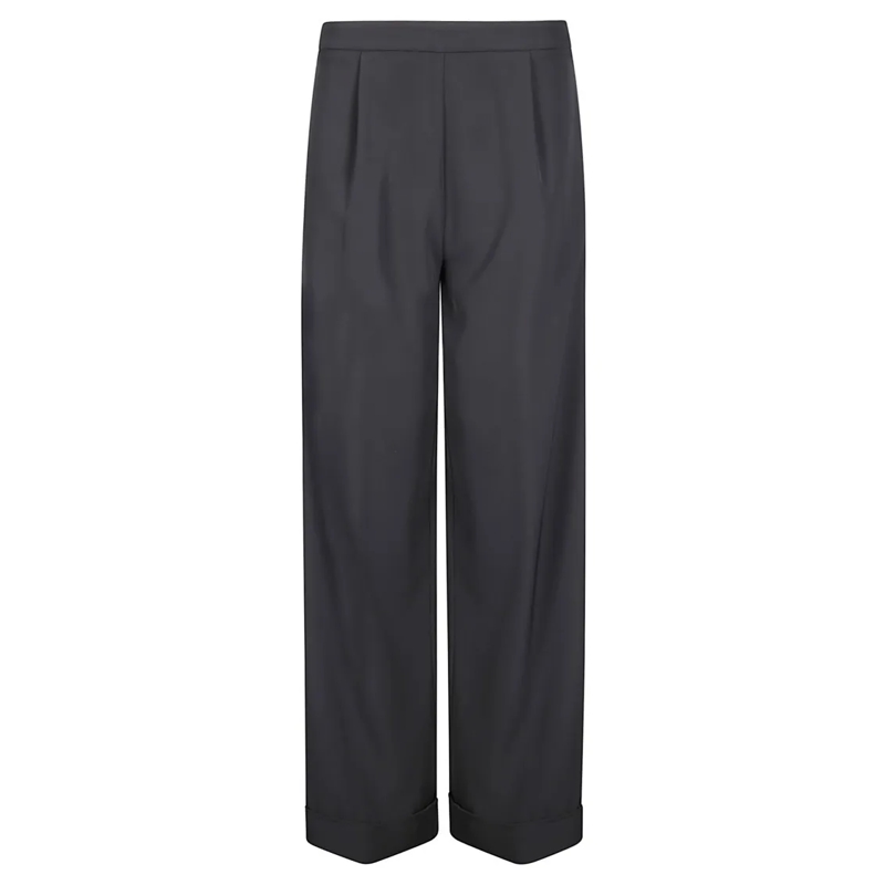 STEFANO MORTARI  Elegant Trousers With Pleats Black
