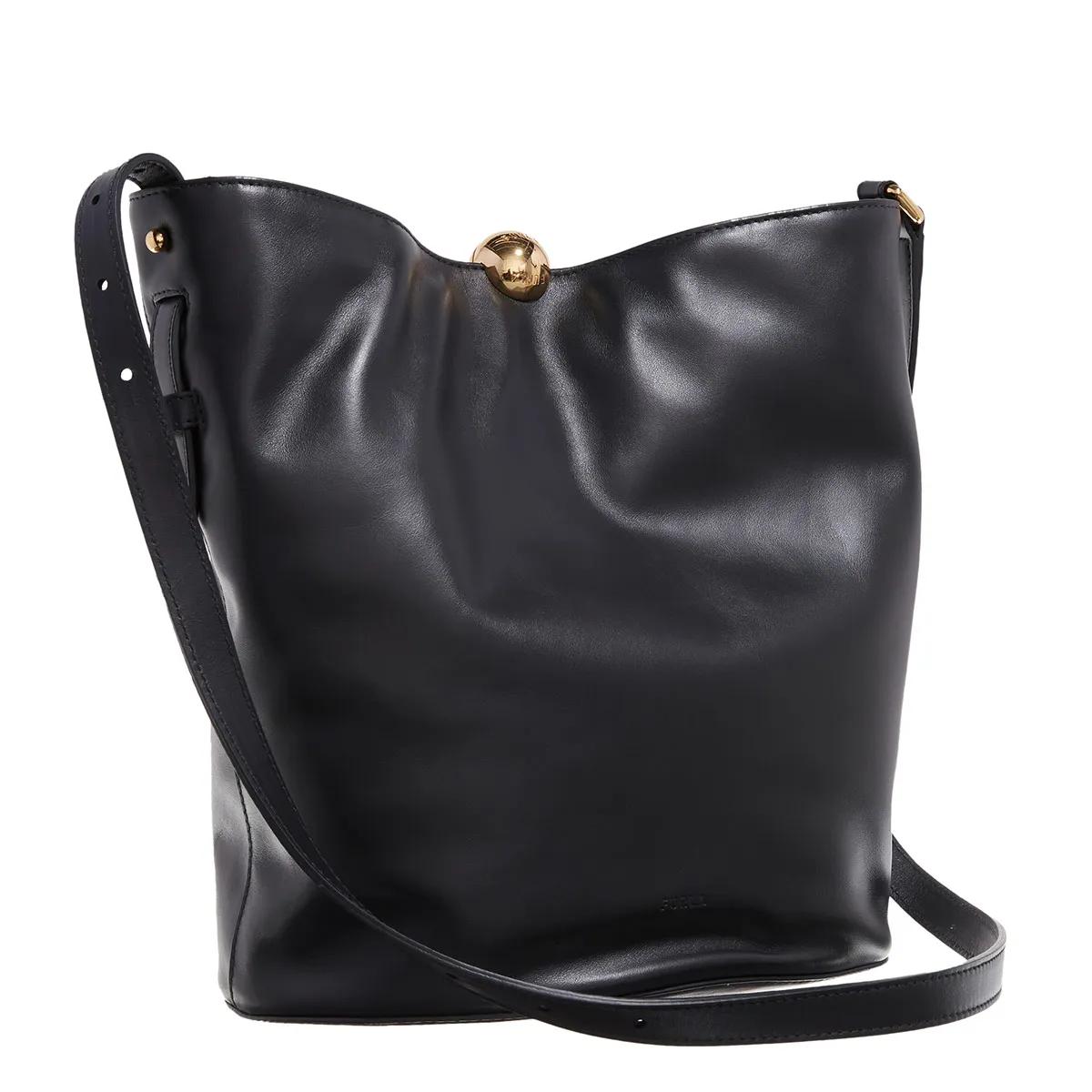 Furla Bucket bags Sfera Soft M Bucket Bag in zwart