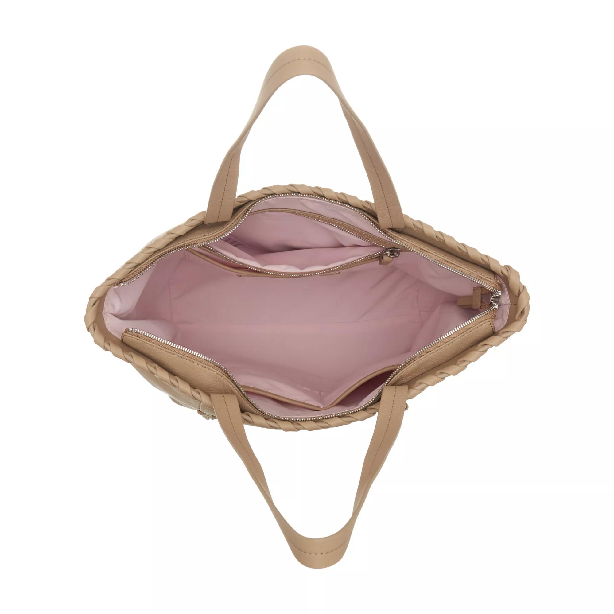 Thumbnail - LESVISIONNAIRES Crossbody Bags - Louve Lacing - Gr. unisize - in Taupe - für Damen
