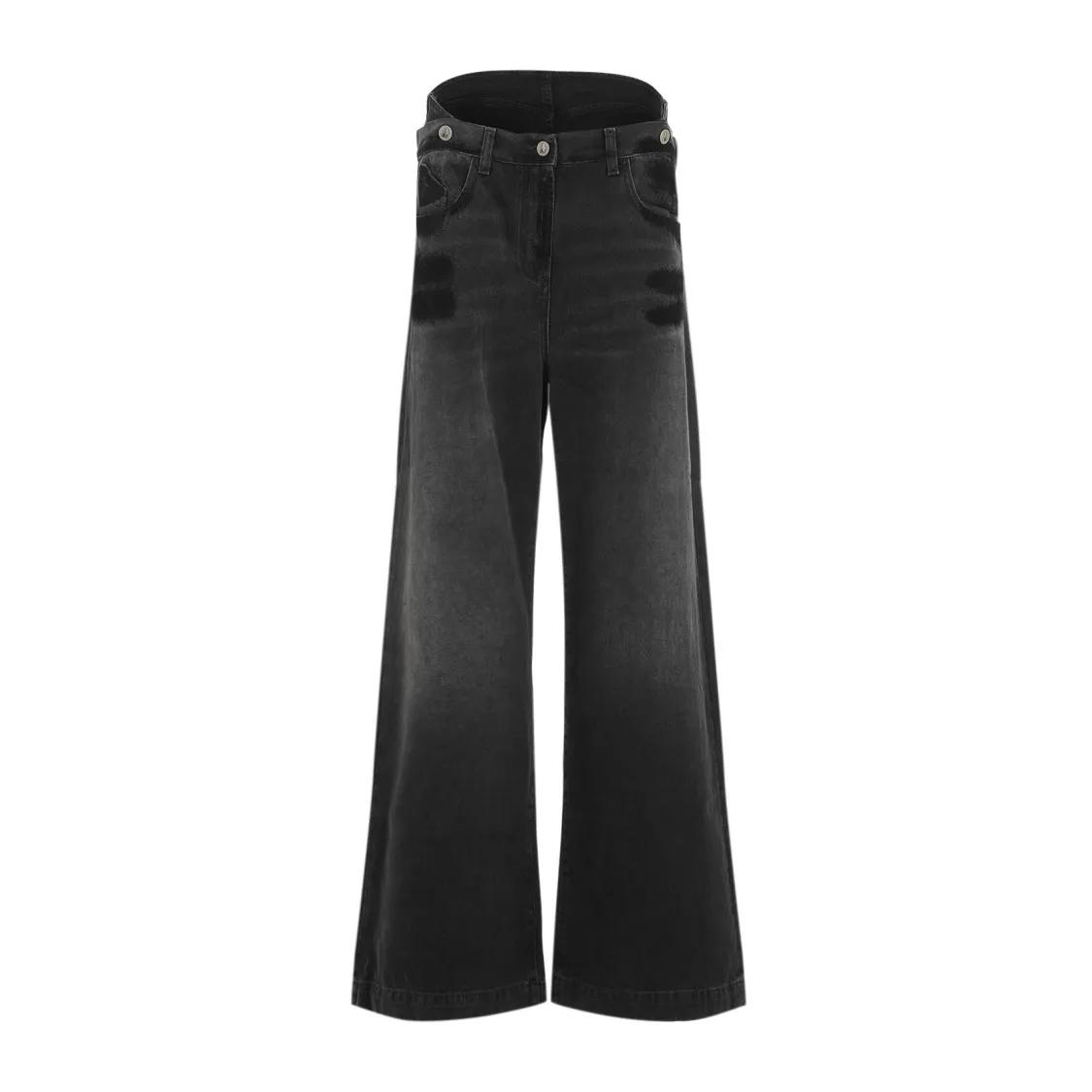 The Attico - Cotton Jeans - Größe 26 - schwarz