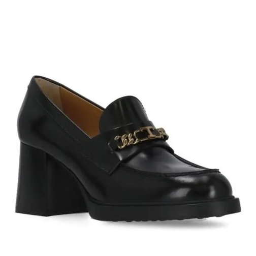 Tod's Black Smooth Leather Loafer Black låg sneaker