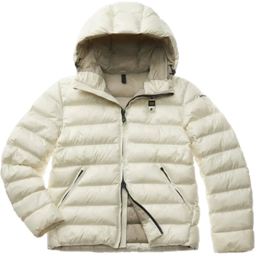 Blauer Daunenjacken Coats White weiß