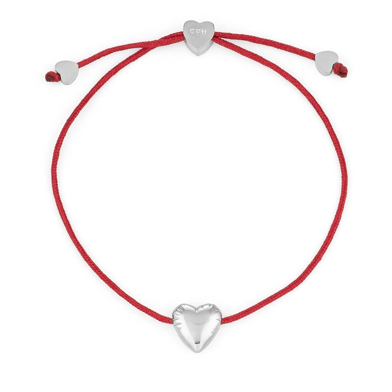 Copenhagen Armband Edelstahl Balloon Hearts burgundy(Image 3)