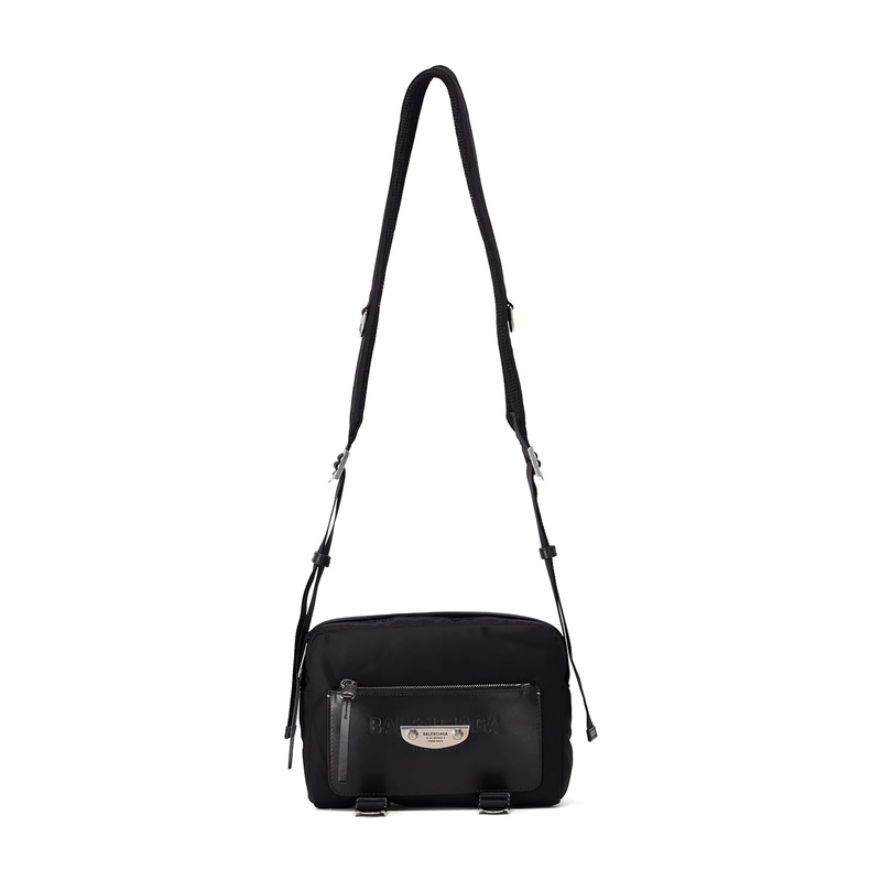Balenciaga Tas Umhängetasche mit Metalldetails schwarz