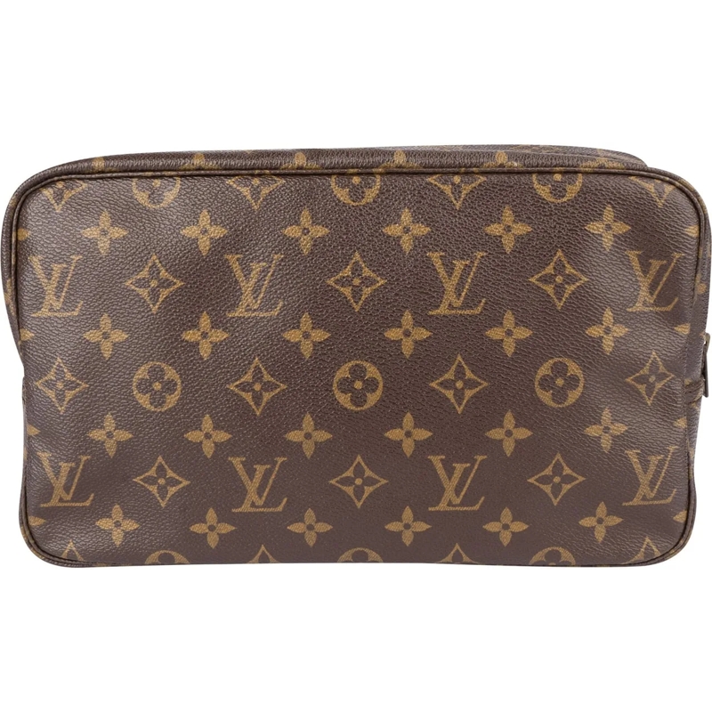 Louis Vuitton Tote Louis Vuitton Canvas Monogram Trousse Toilette 28  braun