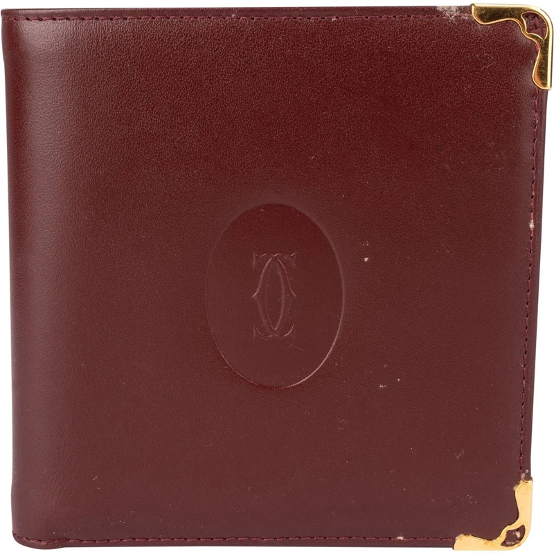 Cartier Geldbörse Cartier Bordeaux Leather Wallet mehrfarbig