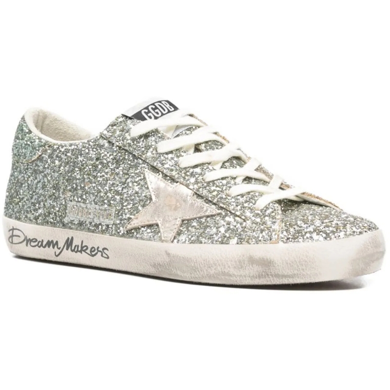 Golden Goose Low-Top-Sneaker Sneakers Platinum Green grün