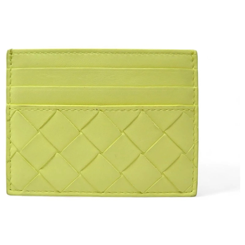 Bottega Veneta Geldbörse NEUES KREDITKARTENETUI BOTTEGA VENETA INTRECCIATO- gelb