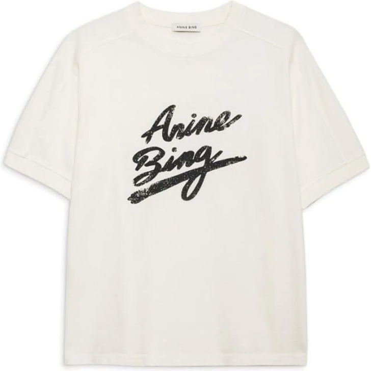 ANINE BING BINGロゴ Tシャツ ホワイト ANINE BING ロゴ Tシャツ | ホワイト | FARFETCH JP