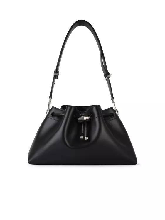 Jimmy Choo Shopper - Bon Bon%27 Black Leather Bag - Gr. unisize - in Schwarz - für Damen