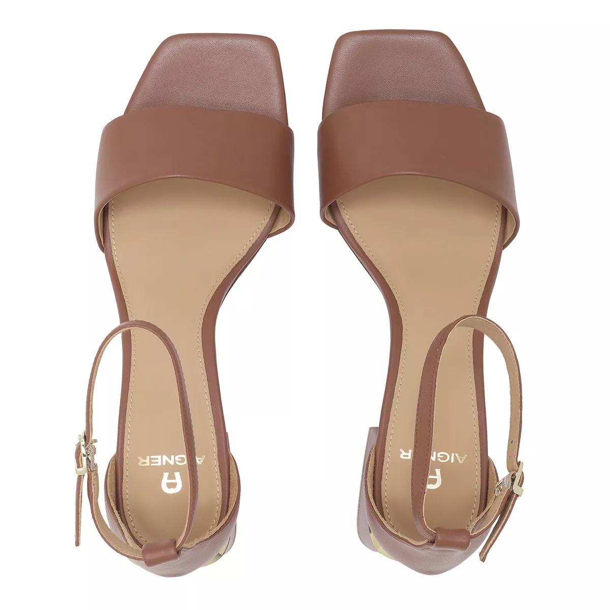 AIGNER Hanna C 5A Walnut Brown Sandal