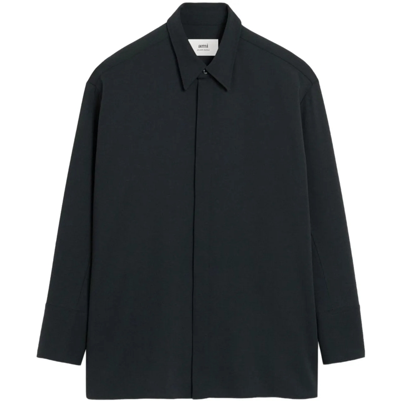 AMI Paris Bluse Shirts Grey grau