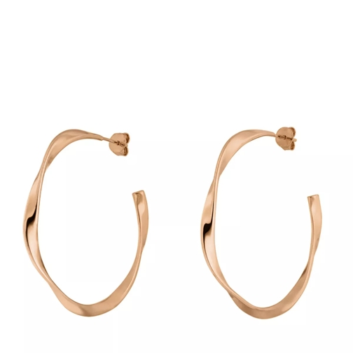 Leaf Creole Twist 18K Rose Gold-Plated Ring