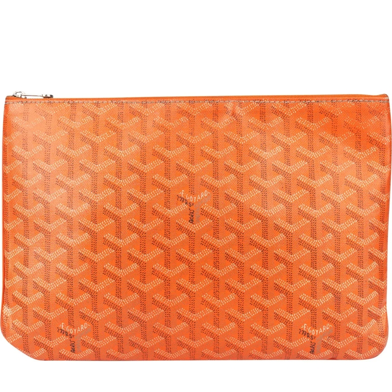 GOYARD Sac à bandoulière Goyard Orange Goyardine Monogram Clutch mehrfarbig