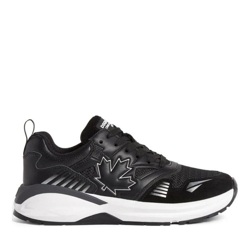 Dsquared2 Sneaker basse Heren Lace-Up Low Top Sneakers schwarz