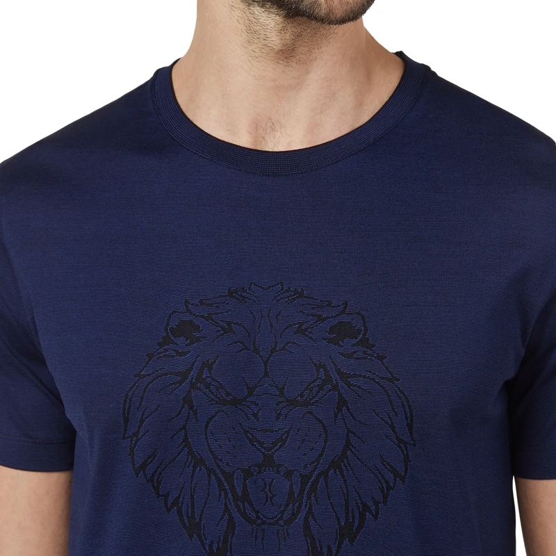 BILLIONAIRE T-Shirt T-Shirt Lion dunkel-blau(Image 4)