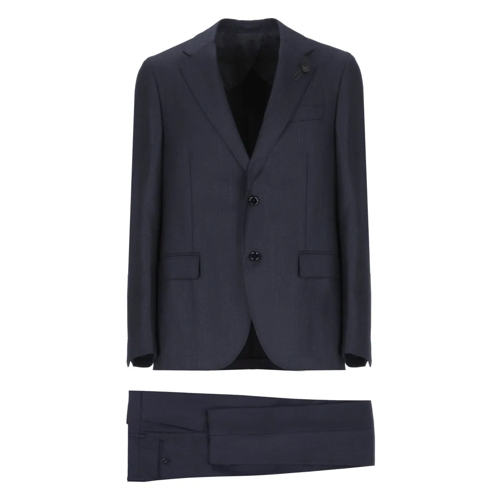 Lardini Anzugkombinationen Wool Suit Blue