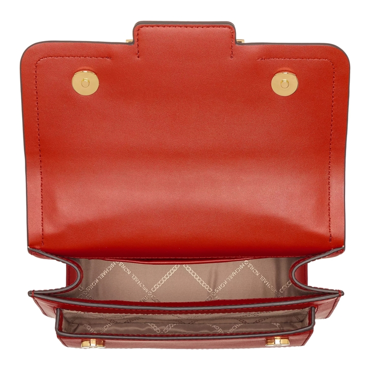 Michael kors discount red shoulder bag