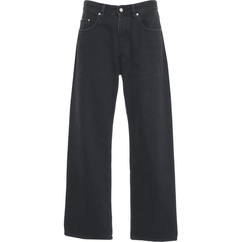 ICON DENIM Slim-Fit-Jeans Wide leg jeans 'Will' schwarz