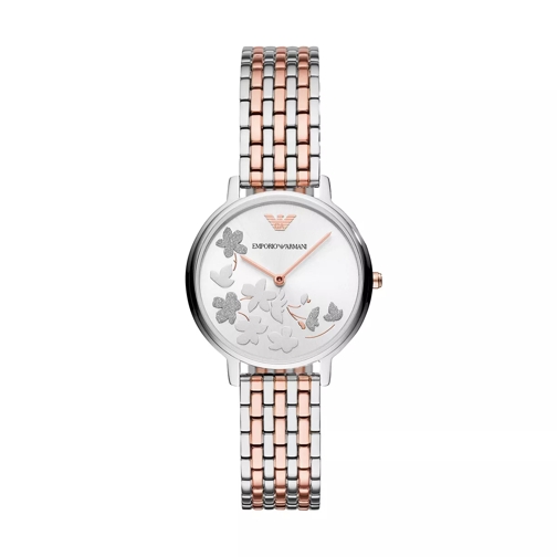 Emporio Armani AR11113 Fashion Watch Silver/Rosegold Montre habillée