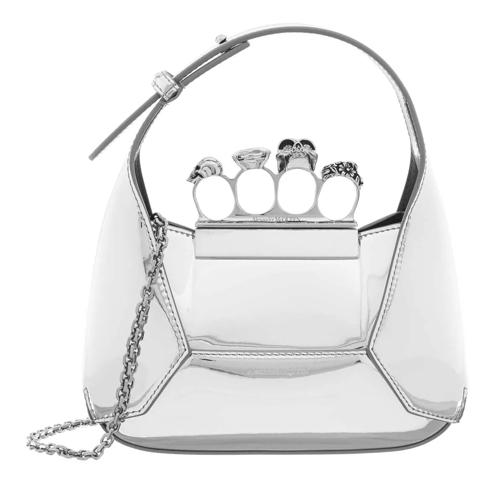 Alexander McQueen The Women´s Jeweled Mini Bag  Silver Minitasche