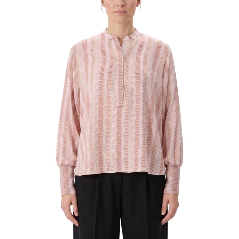 Hemisphere Bluse Bluse Faneli aus Seiden-Mix pink(Image 2)