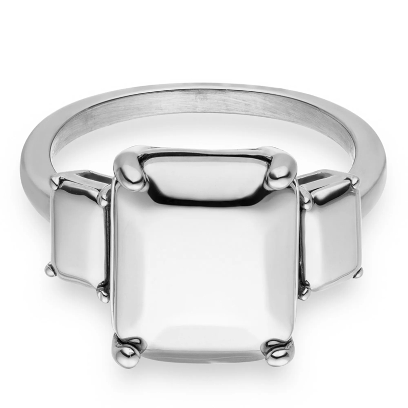 Liebeskind Berlin Ring Edelstahl Steel Diamond silber(Image 3)