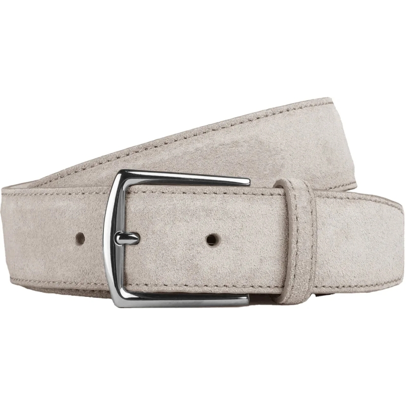 Aurélien Ledergürtel Belt Suede grau