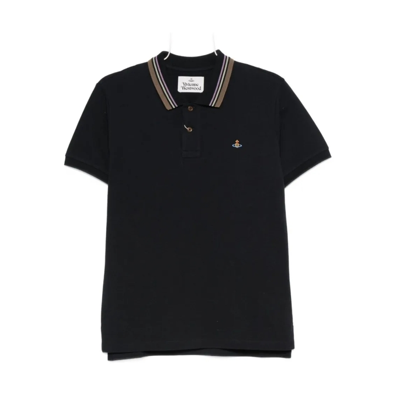 Vivienne Westwood Polo shirt Short-Sleeved Polo Shirt Black