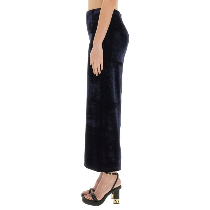 スカート Fendi Black Slim-Fit Long Skirt Fendi Black Slim-Fit Long Skirt Black | Midi-Röcke