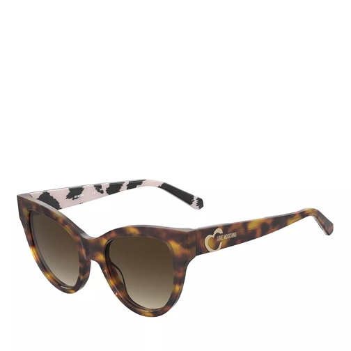 Love Moschino Mol053/S Havana Pattern Beige Solglasögon