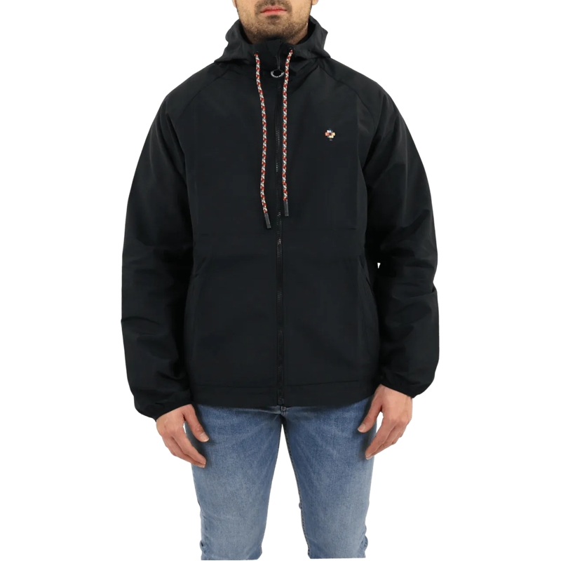Marcelo Burlon Daunenjacke Heren Colourful Cross Nylon Windbre schwarz