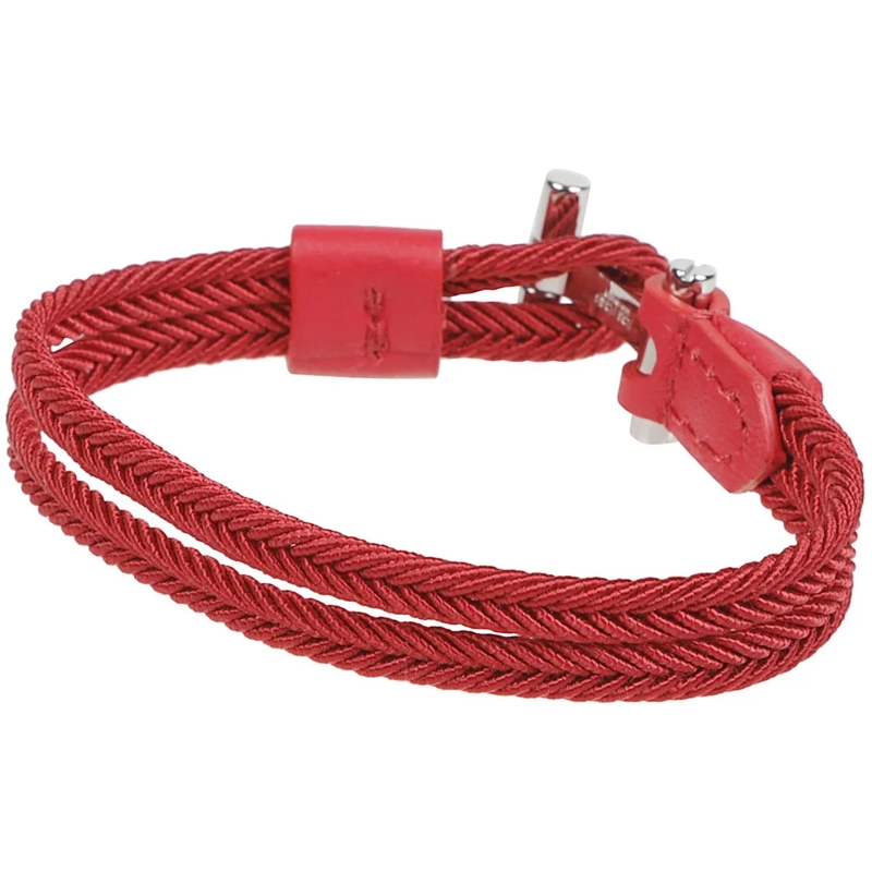 Tom Ford Armband Braided Nylon Bracelet Red rot