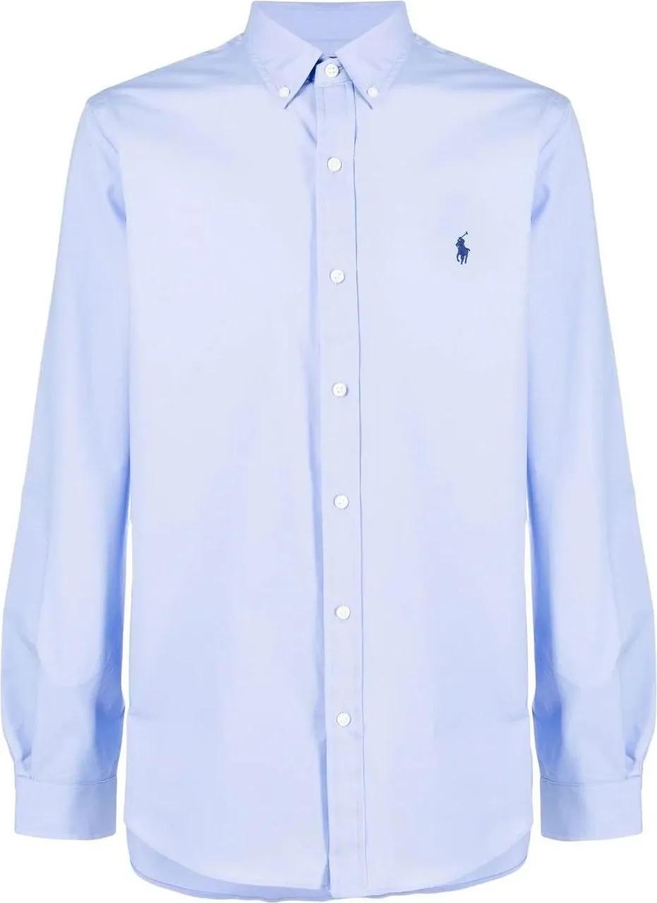 Polo Ralph Lauren - Classic Long Sleeve Sport Shirt - Größe XXL - blue