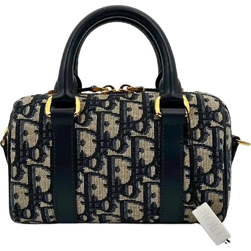 Christian Dior Schultertasche Dior Groove 17 Nano Bag Oblique Jacquard 2024 / un beige