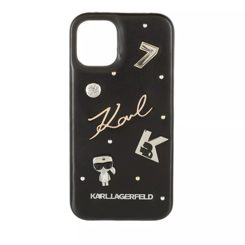 Karl Lagerfeld Karl Pins Case Iphone 12 Mini Black Telefoonhoesje
