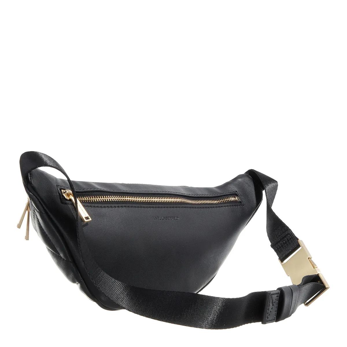 Karl Lagerfeld Heuptassen K Kuilt Bumbag in zwart