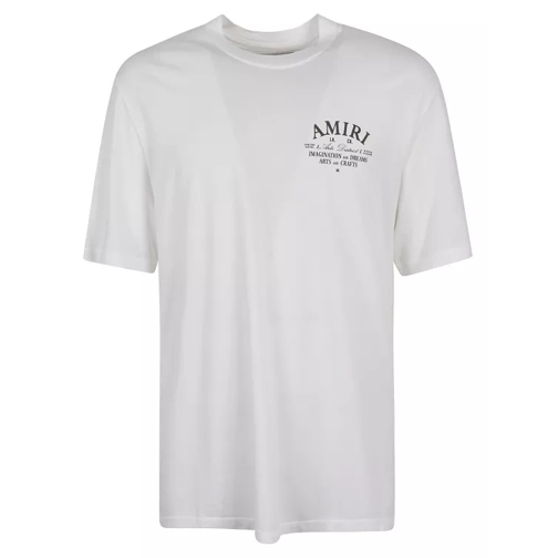 Amiri Logo-Print Cotton T-Shirt White T-Shirts