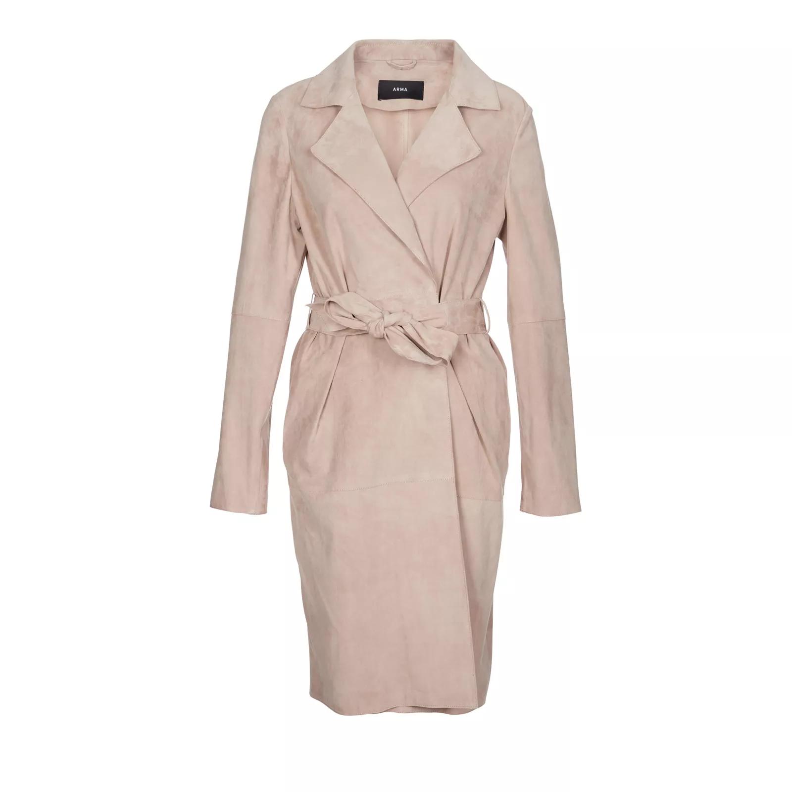 Arma - Salento Lamb Suede Trench - Größe 36 - taupe