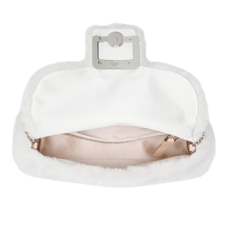 Roger Vivier Crossbody Bag Bouquet Buckle Mini Bag Bianco(Image 5)