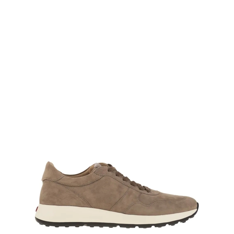 Tod's Low-Top-Sneaker Red Dot Suede Sneakers By Pashmy Brown