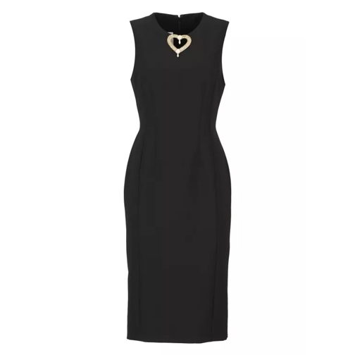 Moschino Stretch Heart Dress Black 