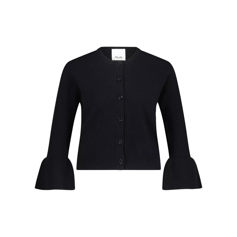 Allude  Strickjacke aus Woll-Kaschmir-Mix 47702374023514 Schwarz