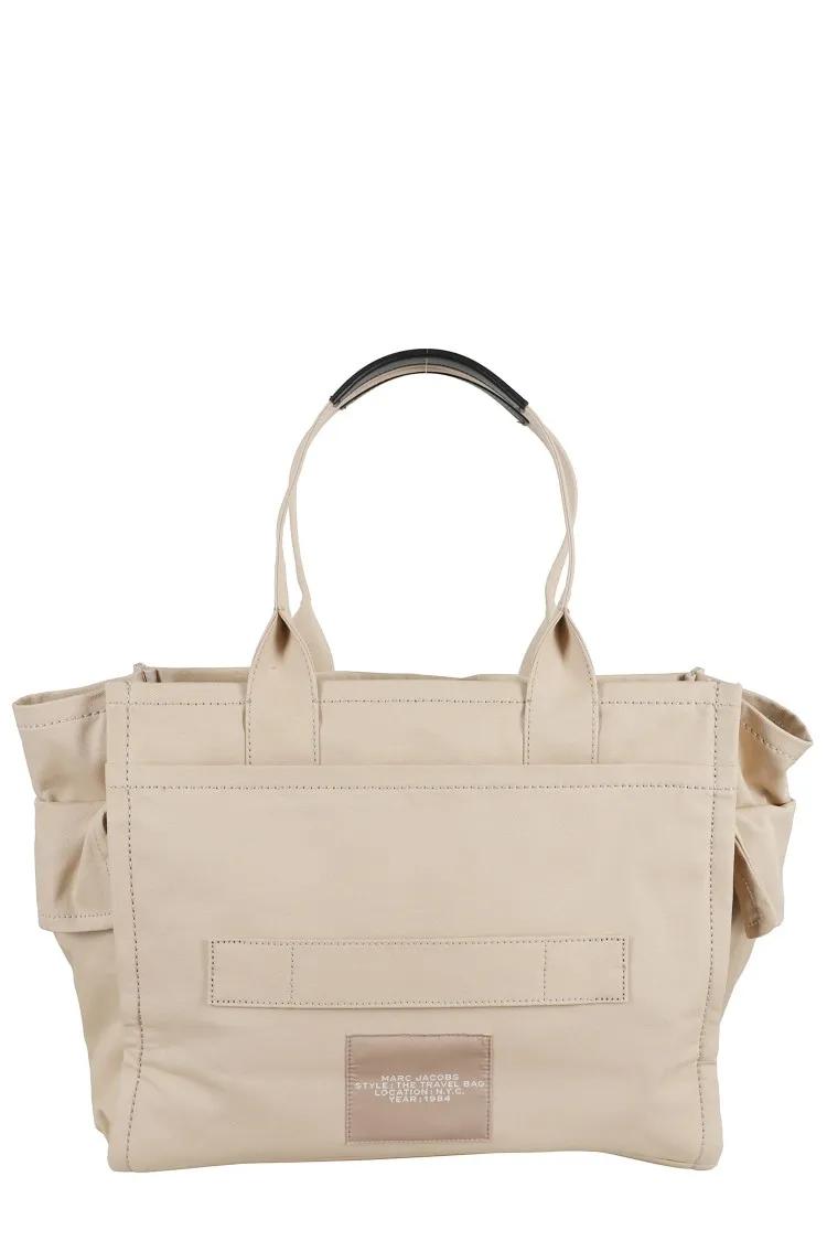 Marc Jacobs Shoppers & Totes Beige Travel Tote With Dual Handles And Logo in beige