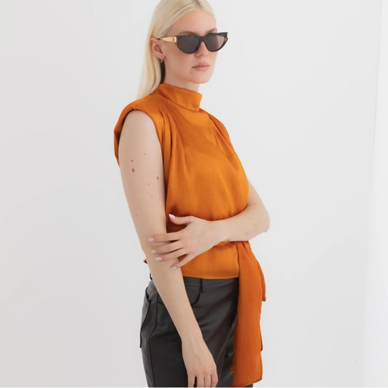 Chloé Sonnenbrille CH0350S Havana-Gold-Brown(Image 2)