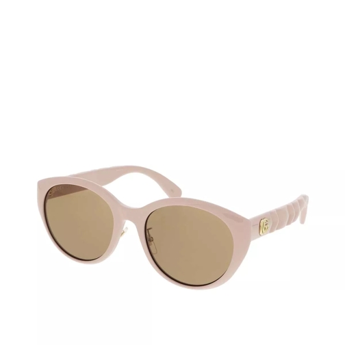 Gucci GG0814SK-004 56 Sunglass WOMAN INJECTION Pink Solglasögon