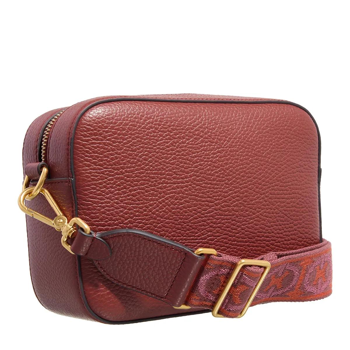 Coccinelle Korrelig Leren Crossbody Tas met Klep Pink Dames